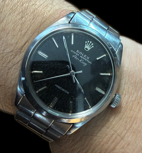 Rolex airking 1969 black - airking,