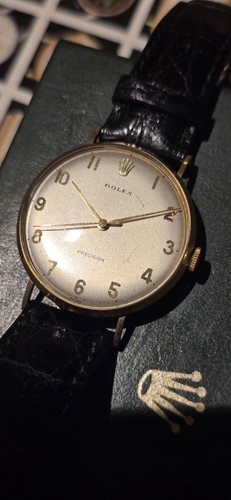 Rolex precision 9ct gold - precision,