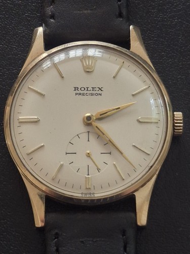 Beautiful 9ct gold rolex - a,